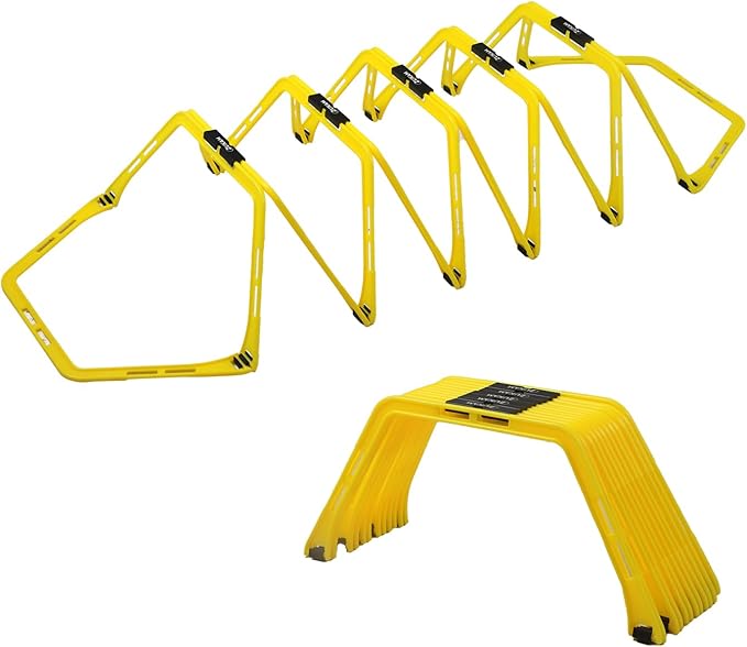 Hex Agility Rings for Speed Training & Agility Footwork Training Speed Hurdles Ladder