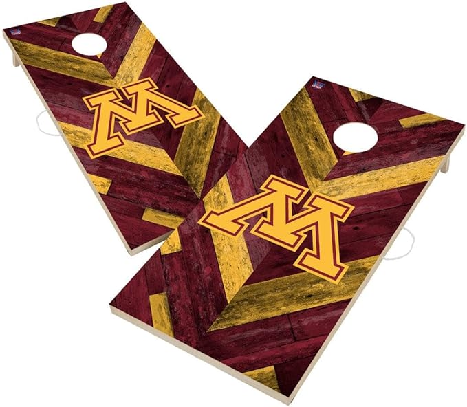 College Team Cornhole Boards, 2x4 Regulation Corn Hole Game Set, Officially Licensed Cornhole Game, Perfect for Tailgates