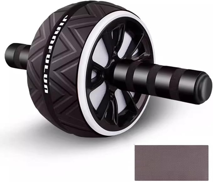 Ab Roller Wheel and Knee Mat, Abs Workout Equipment for Abdominal & Core Strength Training, Home Gym Fitness Exercise Wheels for Women Men, Abdominal Wheel
