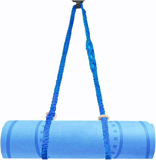 kiido Macrame Yoga Mat Carrying Strap [MAT NOT Included], Hand Woven Multi-Purpose Strap/Carrier