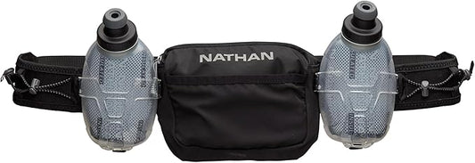 Nathan Running Belt Hydration with Flasks, Storage Pockets, Trail Mix Plus, Running Water Bottle Belt, Insulated, Walking, Hiking