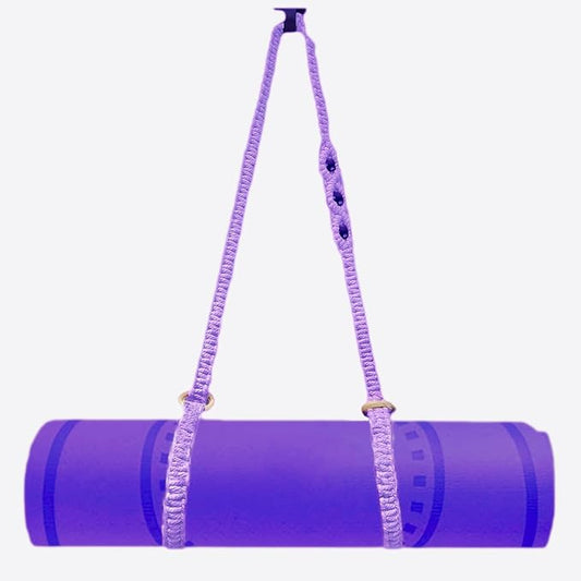 kiido Macrame Yoga Mat Carrying Strap [MAT NOT Included], Hand Woven Multi-Purpose Strap/Carrier