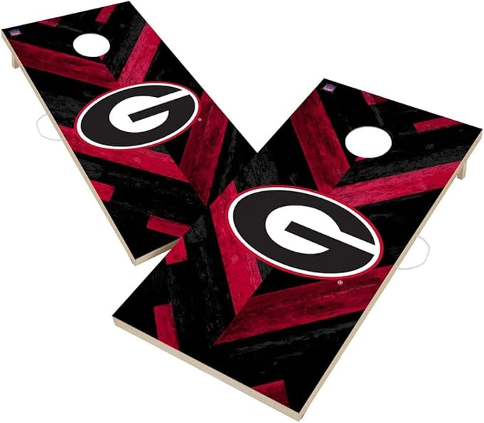 College Team Cornhole Boards, 2x4 Regulation Corn Hole Game Set, Officially Licensed Cornhole Game, Perfect for Tailgates