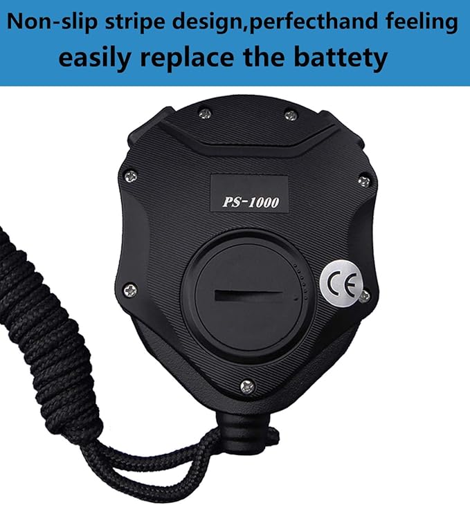 Digital Stopwatch Timer with Back Light Stop Watch 0.001second Timing|100 Lap Memory,Large dispaly Alarm Clock for Coach Sports Swimming Running Marathon Competition(100LAP(Back Light))