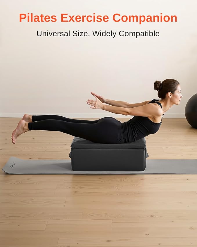 VEVOR Pilates Reformer Machine, Pilates Workout Equipment for Home Gym Studio Use, Pilates Bed with Dual Resistance- Spring & Cord, Reformer Set, Up to 400 LBS