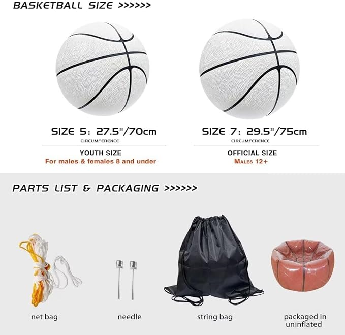 Personalized Basketball Leather Basketball Custom Basketball with Your Personalized Pictures Text Sports Equipment