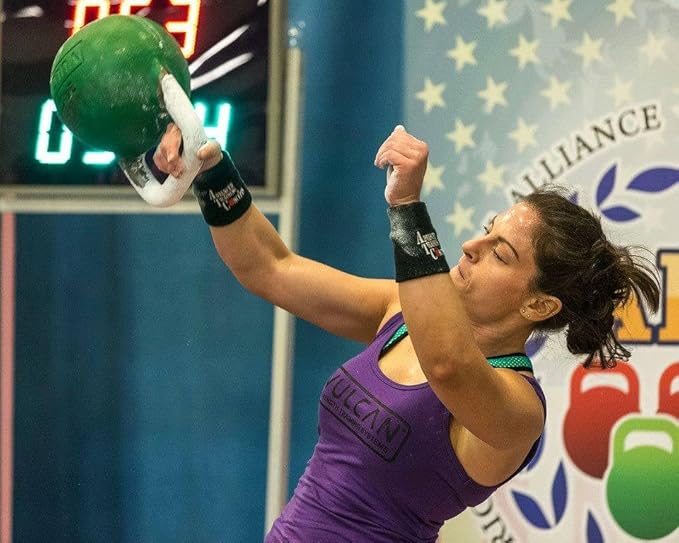 Vulcan Competition Kettlebell – Ergonomic Steel Design with 35mm Wide Grip Handle | Ideal for Strength Training and Workouts | Suitable for All Hand Sizes