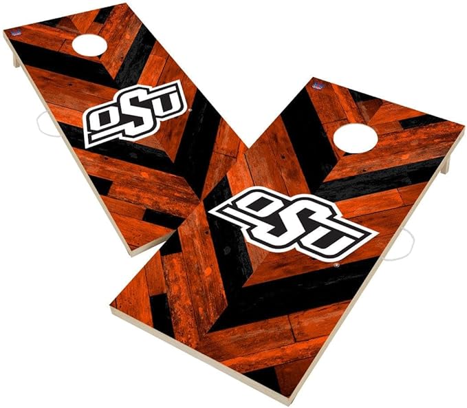 College Team Cornhole Boards, 2x4 Regulation Corn Hole Game Set, Officially Licensed Cornhole Game, Perfect for Tailgates