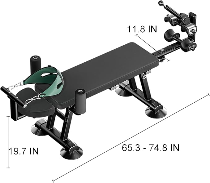 Fitness Full Body Traction Bed, Massage Cervical Traction Bench & Lumbar Traction Bed, Lumbar Decompression Table, Alternative Inversion Traction Table