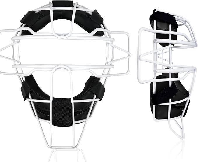Baseball Catcher Mask Umpire Mask,Full-Face Protection Mask for Baseball,Lightweight Secure Fit Provides Maximum Protection and Comfort – Does Not Obstruct View