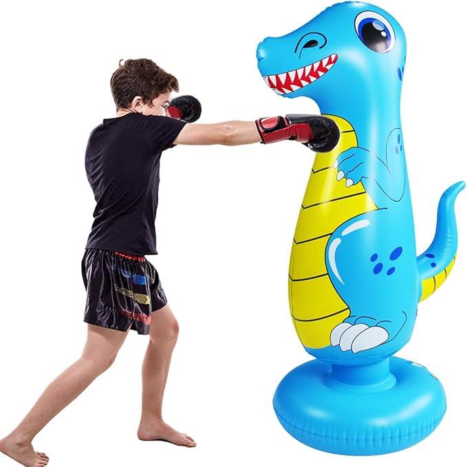Toddler Punching Bag for Kids Boxing Dummy Inflatable Bopper Cool Fun Toys for Boys Sports Gifts Outdoor for Kids