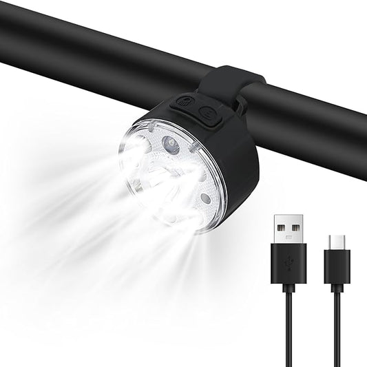 400 lumens Bike Headlight, Smart Sensor Mode Bike Light,Anti-Glare Waterproof Bike Headlight, USB-C Rechargeable Battery, Adjustable LED Bike Light for Night Riding