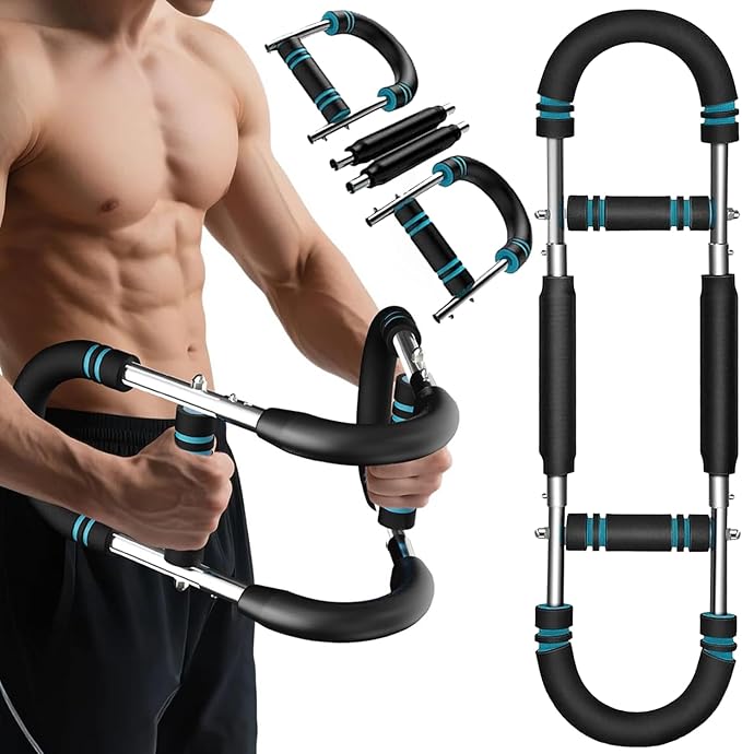 Twister Arm Trainer | Chest & Arm Exerciser for Men | Chest Workout Equipment Exerciser | Upper Body Strength Trainer | High-Strength Metal Spring | Dual-Grip Handles |Durable & Resilient