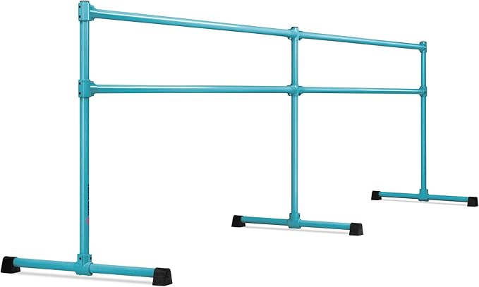 VITA Barre Portable Freestanding Double Ballet Barre, Extreme, Steel | Fixed Height, Made in USA, Home or Gym Exercise Equipment for Kids & Adults | Dance, Fitness, Pilates