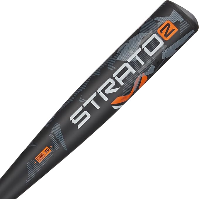 Axe | Strato 2 | BBCOR Baseball Bat | Drop -3 | 1-Piece Alloy | 2 5/8" Barrel | Navy/Orange