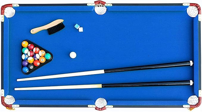 RACK Leo 4-Foot Folding Pool Table - Portable & Beginner Friendly