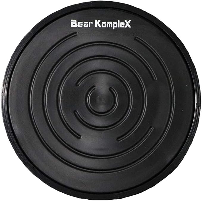 Bear KompleX Sliding Core Discs, 2-Pack Dual-Sided Fitness Sliders for Home Workouts, Exercise on Hardwood or Carpeted Surfaces, Strengthen Core and Improve Balance, Includes Home-Workout PDF