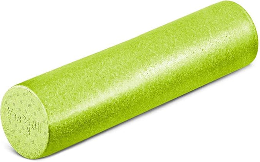 Yes4All High Density Foam Roller for Back, Variety of Sizes & Colors for Yoga, Pilates - Lime - 24 Inches