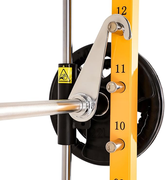 Altas Strength 3035 Half Smith Machine 1000 lbs Weight Capacity with Accessories for Versatile Workouts Squat Training Weight Lifting Light Commercial Strength Training Power Cages Easy Assembly