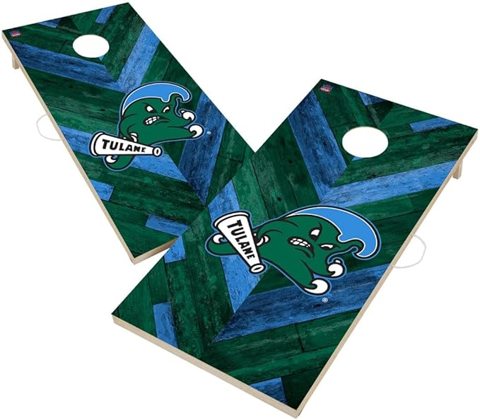 College Team Cornhole Boards, 2x4 Regulation Corn Hole Game Set, Officially Licensed Cornhole Game, Perfect for Tailgates