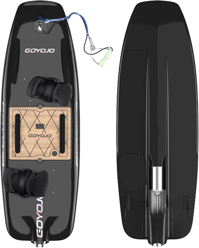 GOYOJO High-Speed Electric Surfboard - 12/15 KW Water Jet Surfing Board, Maximum Speed of 65 KM/h, Battery Life of 50-80 Minutes, Hybrid Fiber Construction, Suitable for Adults
