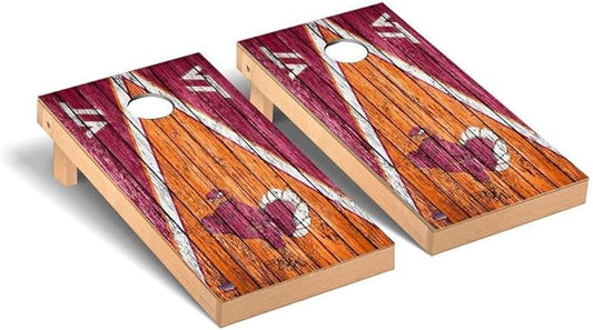 College Team Cornhole Boards, 2x4 Premium Corn Hole Game Set, Officially Licensed Cornhole Game, Perfect for Tailgates
