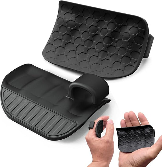 Upgrade Rypt Grip Gym Hand Grip Weight Lifting Grip for Men and Women Anti- Slip Workout Grips-Soft Silicone Hand Palm Protector Gloves for Weight lifting Push-Ups Gym Training and Exercise-Black.