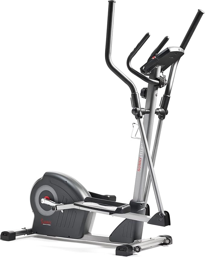 Sunny Health & Fitness Elite Interactive Series Exercise Elliptical with Exclusive Free SunnyFit App Enhanced Bluetooth Connectivity - SF-E320047