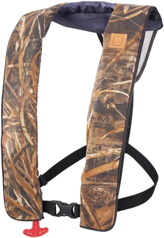 BLUESTORM Cirrus26 Inflatable PFD Life Jackets for Adults | US Coast Guard Approved Automatic Life Vest w/Manual Override Convertibility