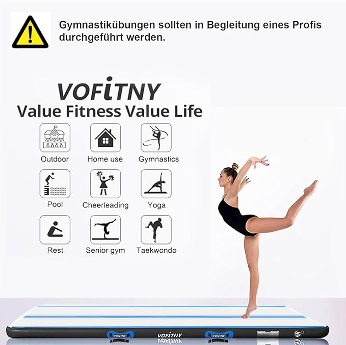 VOFiTNY Electric Air Pump for Inflatables 600W Air Mattress Pump,Portable Bed Pump for Gymnastics Mat Pool Toy Float Raft Airbed Quick Inflate/Deflate with 4 Nozzles 110-120V AC