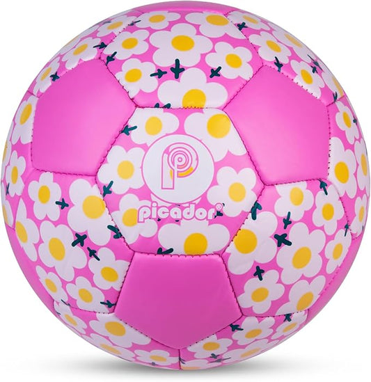 Soccer Ball Size 3, Size 4 - Kids Aged 3-5 6-8 8-12 Outdoors Sports Training Playing Ball Set with Pump Teens Girls Boys Back to School Gift