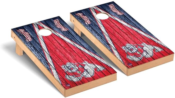 College Team Cornhole Boards, 2x4 Premium Corn Hole Game Set, Officially Licensed Cornhole Game, Perfect for Tailgates