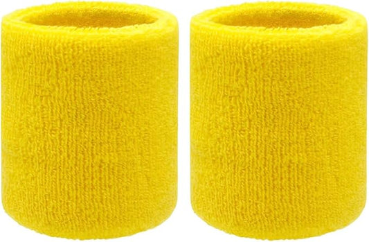 Sweatbands Sports Wristbands for Kids and Women - 3 inch Elastic Athletic Wrist Bands for Tennis, Basketball, Running, Working Out