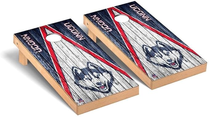 College Team Cornhole Boards, 2x4 Premium Corn Hole Game Set, Officially Licensed Cornhole Game, Perfect for Tailgates