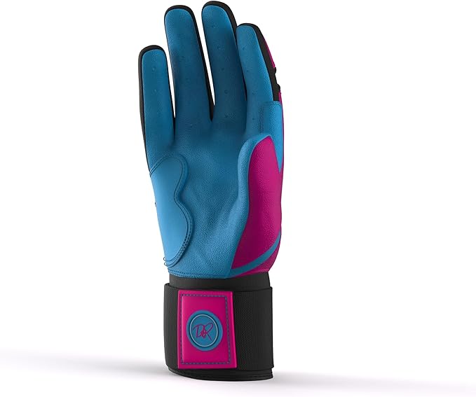 Drip & Rip Baller Series - Youth Batting Gloves + Adult Batting Gloves - for Softball and Baseball - Long Cuff Style for Men and Youth