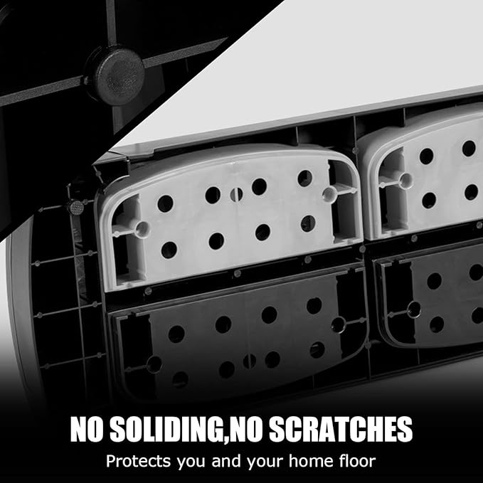 GYMAX Adjustable Aerobic Stepper, 3-Level Height Workout Platforms with Non-slip Pads, Shock-absorb & Anti-slip Surface, 31” Exercise Step Platform with Detachable Risers