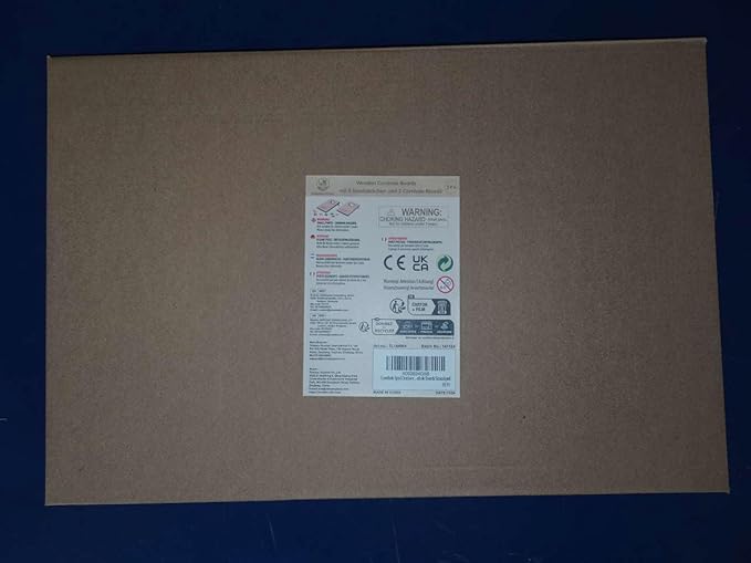 Cornhole Game Set Bean Bag Toss MDF 16"x11"- Built-in Storage, Convenient Carry Handles and 8 Premium Bean Bags, Great for Indoor & Outdoor Play