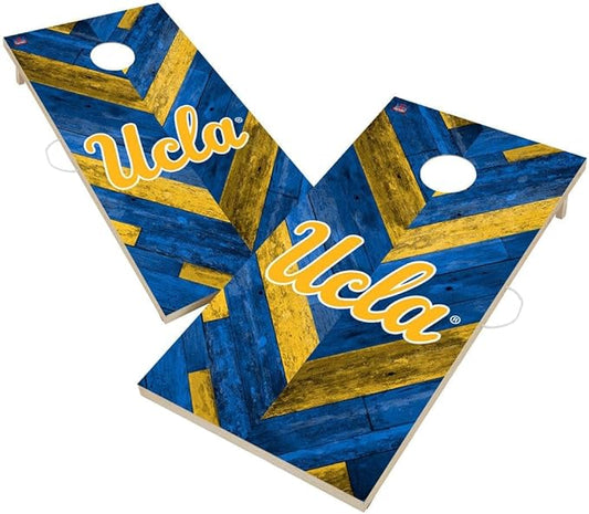 College Team Cornhole Boards, 2x4 Regulation Corn Hole Game Set, Officially Licensed Cornhole Game, Perfect for Tailgates