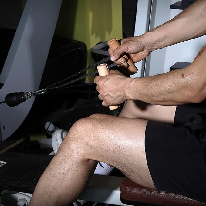 LARA STAR Pull Up Handles Grips Fitness Strap Heavy Duty Cable Machine Handles Training Grip Strength Sling Trainer for Home Gym Pull-up Bars Barbells and Pulling Machines