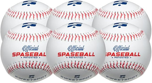 SweetSpot Plastic Baseball Spaseballs | Backyard Plastic Baseballs for Youth, Kids, Teens, and Adults