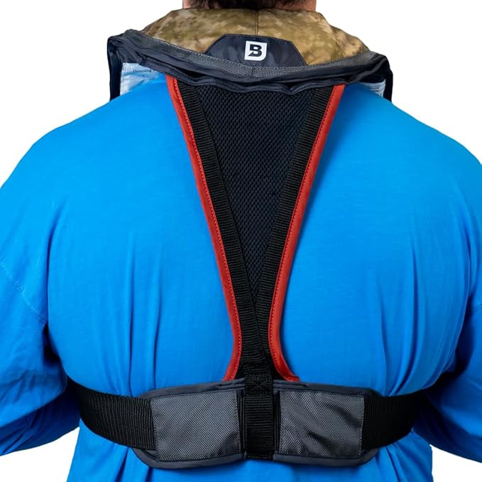 BLUESTORM Atmos 40 Automatic/Manual Inflatable PFD Life Jacket for Adults | US Coast Guard (USCG) Approved Life Vest