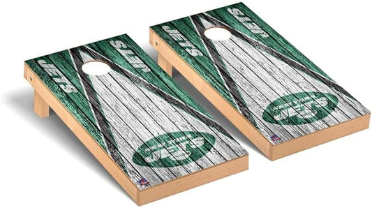 Football Team Cornhole Boards, 2x4 Premium Corn Hole Game Set, Officially Licensed Cornhole Game, Perfect for Tailgates