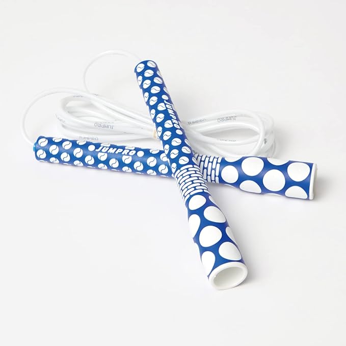 Skipping Jump Rope for Fitness Workout - Light Weight, Adjustable, Tangle Free, Excellent line control for Cardio Boxing, CrossFit, Training Exercise All Ages and Gender ( Special Luxury, KA-220, Made in Korea)