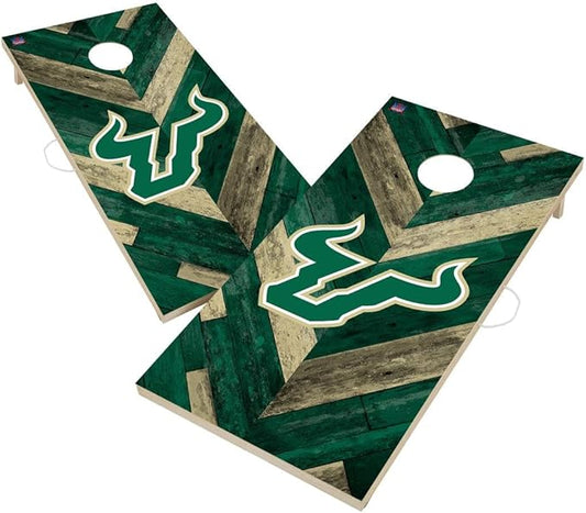 College Team Cornhole Boards, 2x4 Regulation Corn Hole Game Set, Officially Licensed Cornhole Game, Perfect for Tailgates