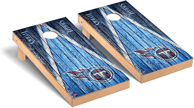 Football Team Cornhole Boards, 2x4 Premium Corn Hole Game Set, Officially Licensed Cornhole Game, Perfect for Tailgates
