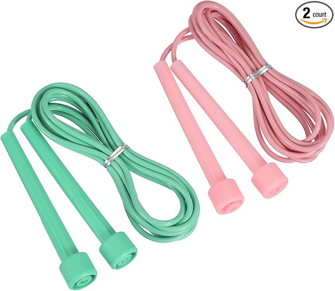 PATIKIL Jump Rope PVC, Adjustable Speed Skipping Rope Tangle-Free Exercise Equipment for Workout Women Men Outdoor Training Home Fitness