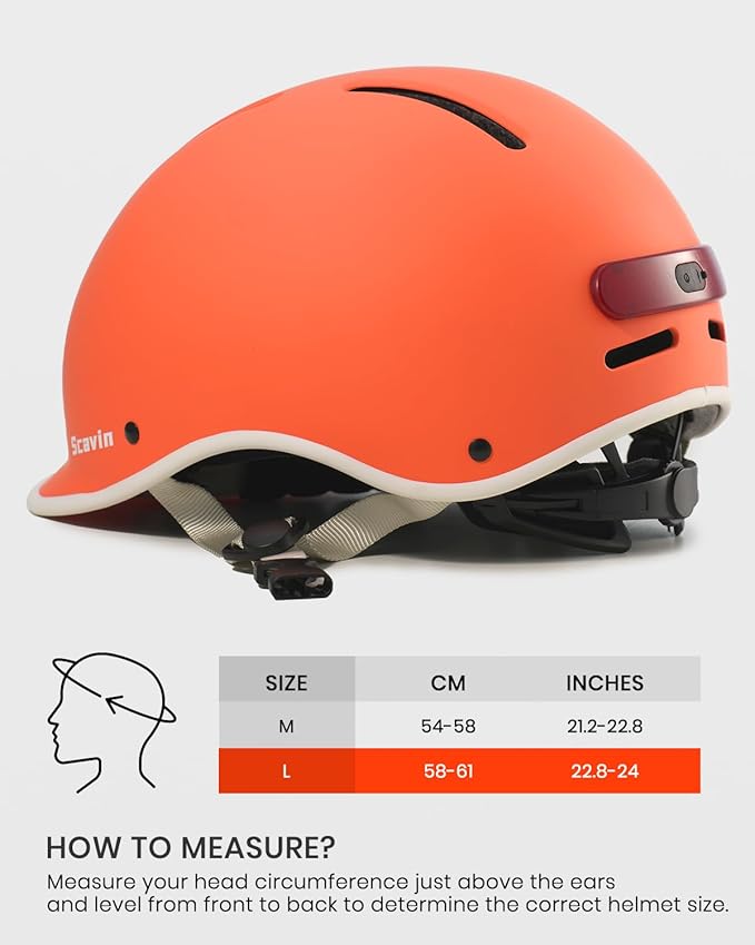 Bike Helmet for Adult: Bicyle Helmet with EPS Foam Interior for Men & Women, Adjustable Cycling Helmet with LED Light Safety Certified for Commuting