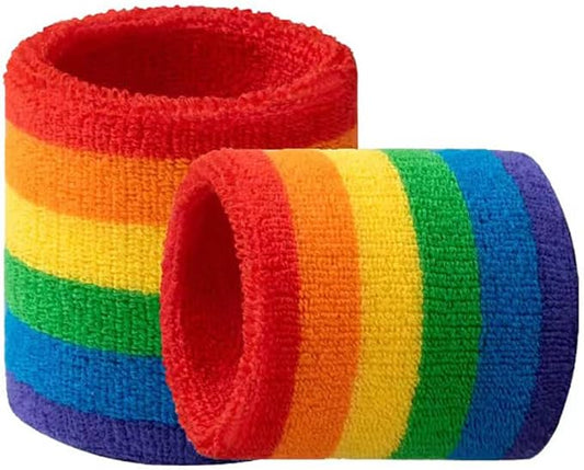Sweatbands Sports Wristbands for Kids and Women - 3 inch Elastic Athletic Wrist Bands for Tennis, Basketball, Running, Working Out