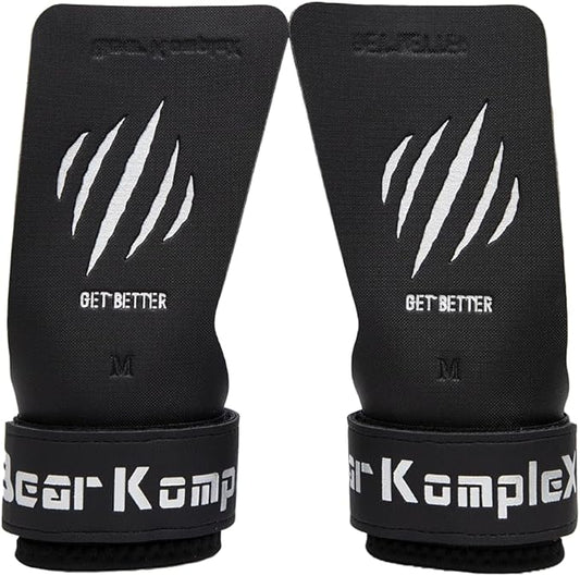Bear KompleX Black Diamond No Hole Grips for - Lightweight, High Performance Weightlifting Grips, Protect Hands and Provides Comfort - Great for Cross Training, Powerlifting