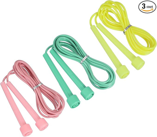 PATIKIL Jump Rope PVC, Adjustable Speed Skipping Ropes Tangle-Free Exercise Equipment for Workout Women Men